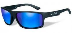 WILEY X - Peak Matte Black CAPTIVATE Polarised Blue Mirror