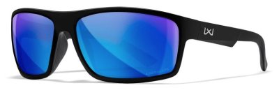 Wiley X - WX  Peak XL Matte Black CAPTIVATE Polarised Blue Mirror