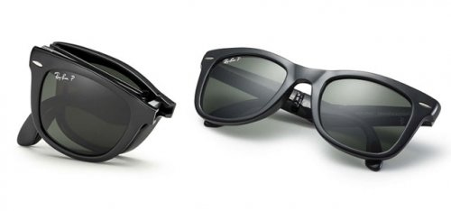 polarised folding wayfarer